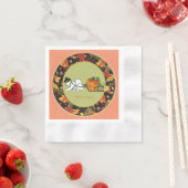 サミーデコレーション紙ナプキンス – 感謝祭 縁ありカクテルナプキン (インサイチュ)