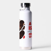 「サミーミッドナイト」子猫真空絶縁ボトル ウォーターボトル (右面)