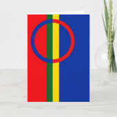 サミ族の挨拶状の旗 シーズンカード (正面)