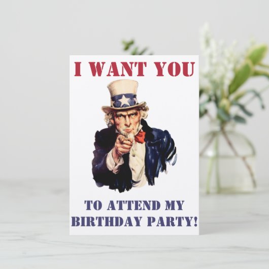 サムおじさんがお前を望んでる! 招待状 (スタンド正面)