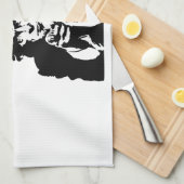 サムおじさんが仕事を得る キッチンタオル (四つ折り)