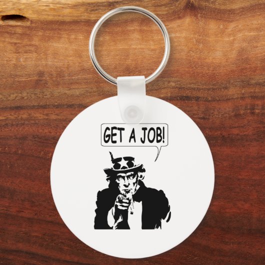 サムおじさんが仕事を得る キーホルダー (正面)