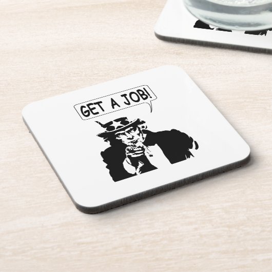 サムおじさんが仕事を得る コースター (左側)