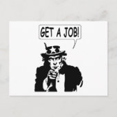 サムおじさんが仕事を得る ポストカード (正面)