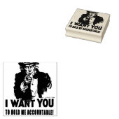 サムおじさんが抱き締めたい ラバースタンプ (押印)