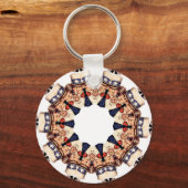 サムおじさんが指を指す万華鏡 キーホルダー (正面)