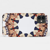 サムおじさんが指を指す万華鏡 Case-Mate iPhoneケース (裏面(横))