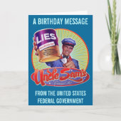 サムおじさんの缶詰のうそ カード (正面)