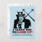 サムおじさんは私はあなたに見上げてほしいと言う ポストカード (正面/裏面)