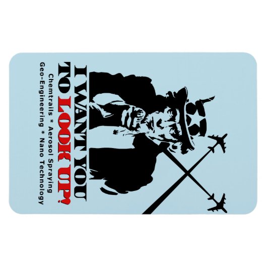 サムおじさんは私はあなたに見上げてほしいと言う マグネット (横)