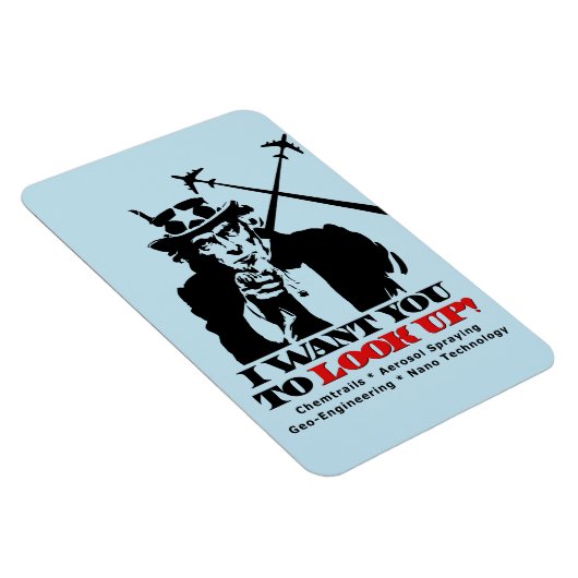 サムおじさんは私はあなたに見上げてほしいと言う マグネット (右側)