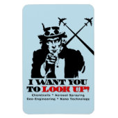 サムおじさんは私はあなたに見上げてほしいと言う マグネット (縦)