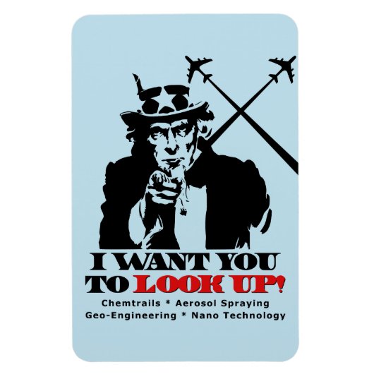 サムおじさんは私はあなたに見上げてほしいと言う マグネット (縦)