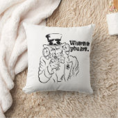 サムおじさん クッション (ブランケット)