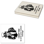 サムおじさん ラバースタンプ (押印)