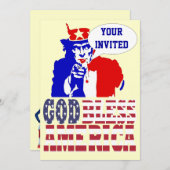 サムおじさん。 招待状 (正面/裏面)