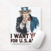 サムおじさん「欲しい！」 マウスパッド (マウス)