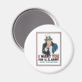 サムおじさん「欲しい！」 マグネット (正面/裏面)