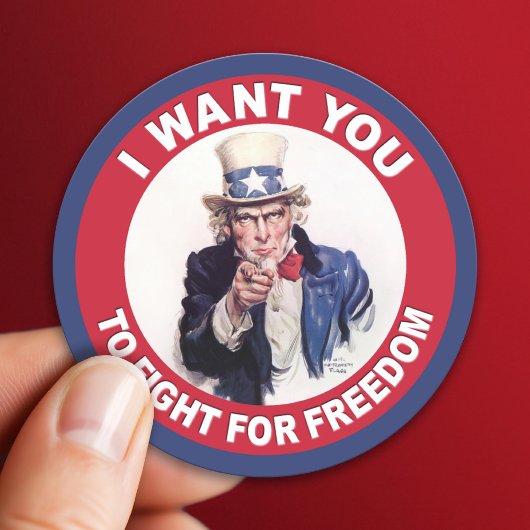 サムおじさん:自由のために戦ってほしい! ラウンドシール