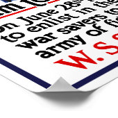 サムおじさん – 言っておくよ ポスター (角)