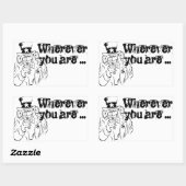 サムおじさん 長方形シール (シート)