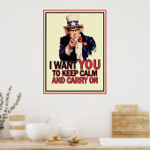 サムおもしろい叔父のポスター ポスター (キッチン)