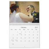 サムおよびアマンダのWedding~The 2011のカレンダー カレンダー (2月 2027)