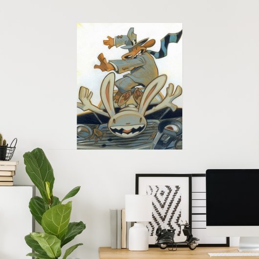 サムと最大 ポスター (ホームオフィス)