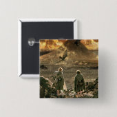 サムとFRODO™接近する山の運命 缶バッジ (正面&裏面)