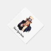 サムの叔父 スタンダードカクテルナプキン (角)