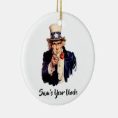 サムの叔父 セラミックオーナメント (右)