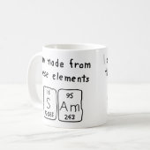 サムの周期表の名前のマグ コーヒーマグカップ (正面左)