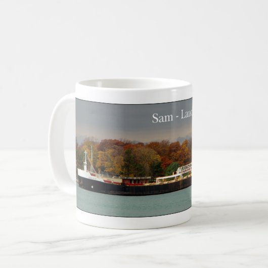 サムの賞賛の全体像のマグ コーヒーマグカップ (正面左)