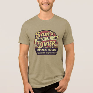 サムの23時間営業のダイナー トライブレンドTシャツ