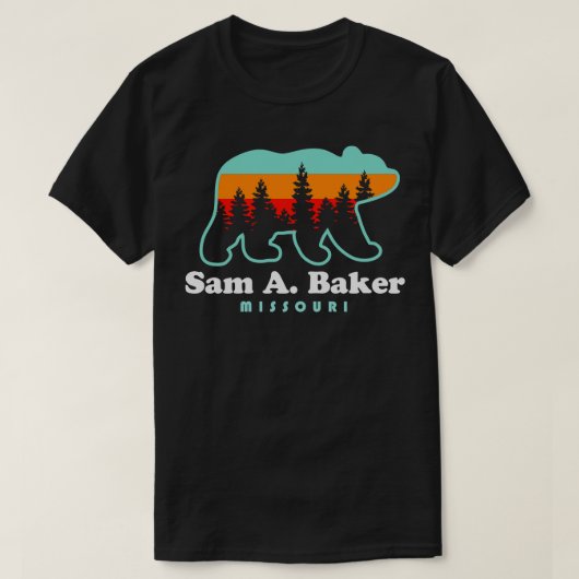 サムアベイカー州パークミズーリパターソンMOベア Tシャツ (デザイン正面)