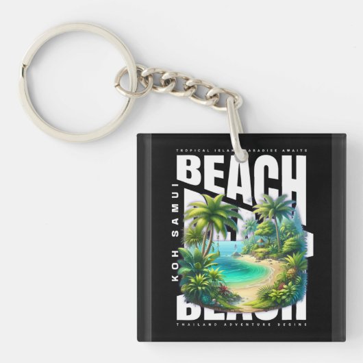 サムイアイランドタイ キーホルダー (正面)