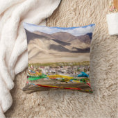 サムイェー修道院の空中表示 – チベット、アジア クッション (ブランケット)