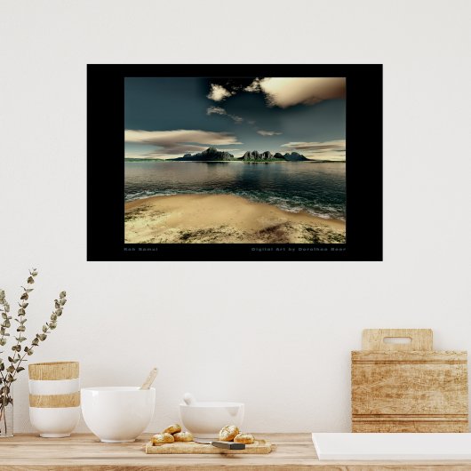 サムイ島 ポスター (キッチン)