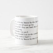 サムウォルターFossの引用文 コーヒーマグカップ (正面左)