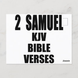 "サムエル記下 KJV 聖書の節" テキスト ポストカード