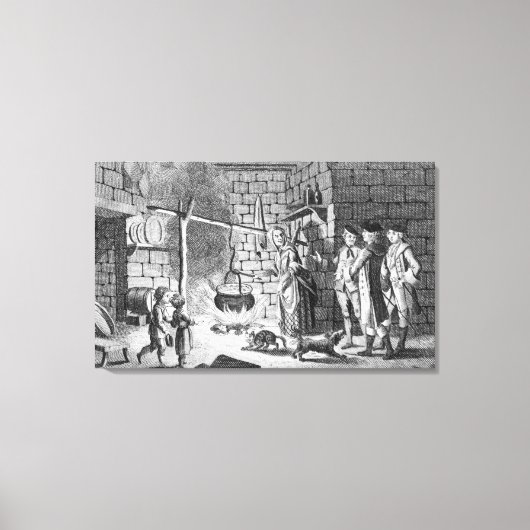 サムエル・ジョンソン博士のハイランド入門 キャンバスプリント (正面)