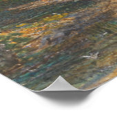 サムエル・パーマー – 木造ワゴンが川を渡る ポスター (角)