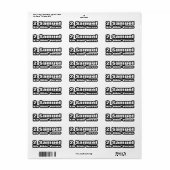 サムエルKJV聖書の2節 ラベル (フルシート)