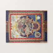 サムサラのライフサイクルのチベットのホイール ジグソーパズル (横)