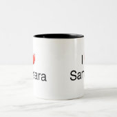 サムサ❤️ラ – - ツートーンマグカップ (中央)