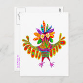 サムザマルディグラスフクロウポストカード ポストカード (正面/裏面)