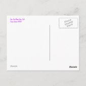 サムザマルディグラスフクロウポストカード ポストカード (裏面)