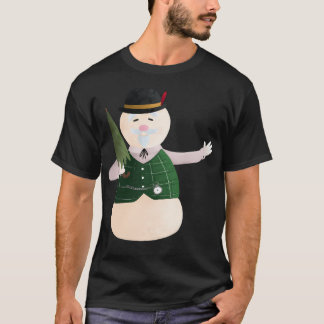 サムザ雪だるま Tシャツ