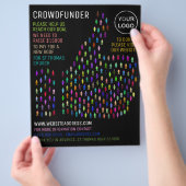 サムシグナルデザイン、クラウドファンダー、クラウドファンディング チラシ (手)