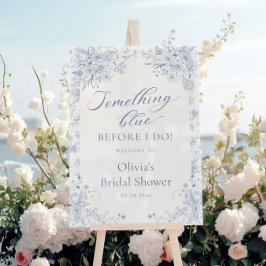 サムシングブルーの結婚前お披露目会 ウェルカムサイン アクリルサイン